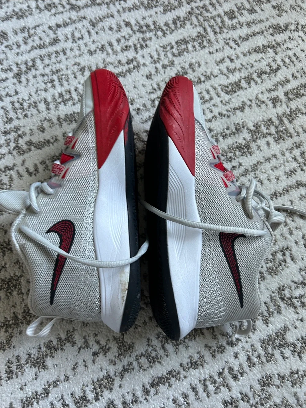 Nike Kids Kyrie Flytrap 6 Basketball Shoes DQ8094-002 White/Red/Black 5.5